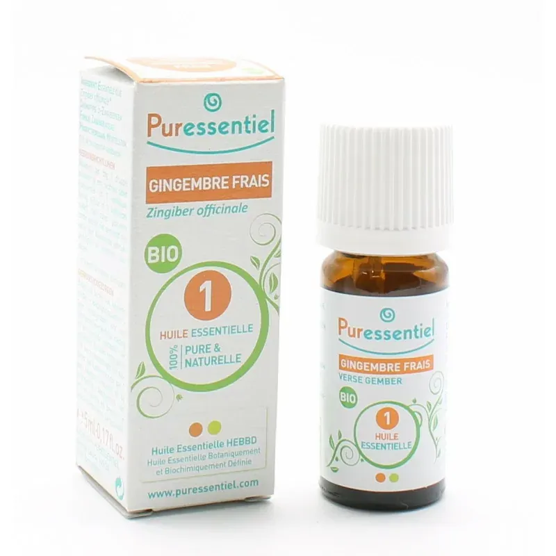 Puressentiel Huile Essentielle Gingembre Frais Bio 5ml