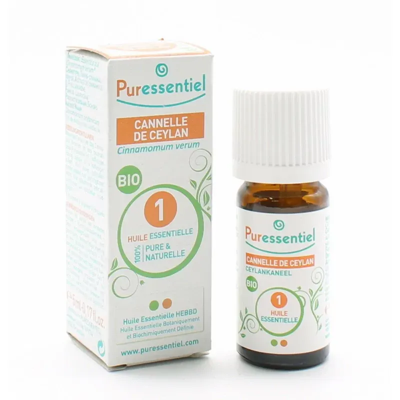 Puressentiel Huile Essentielle Cannelle de Ceylan Bio 5ml