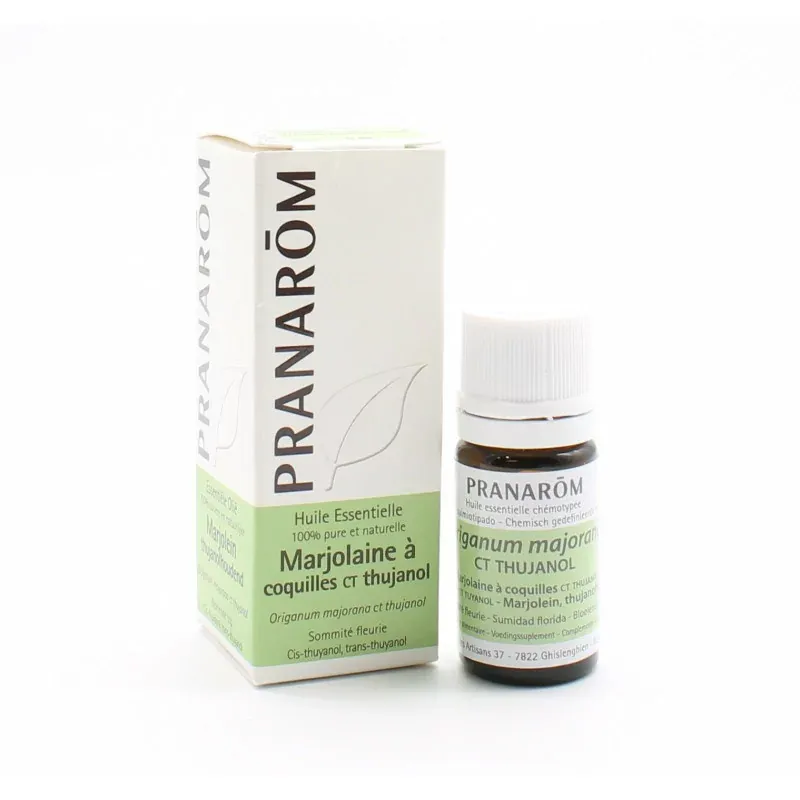 Pranarom Huile Essentielle Marjolaine à coquille CT Thujanol 5ml