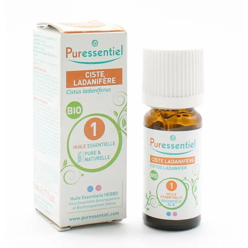 Puressentiel Huile Essentielle Ciste Ladanifère Bio 5ml - Univers Pharmacie