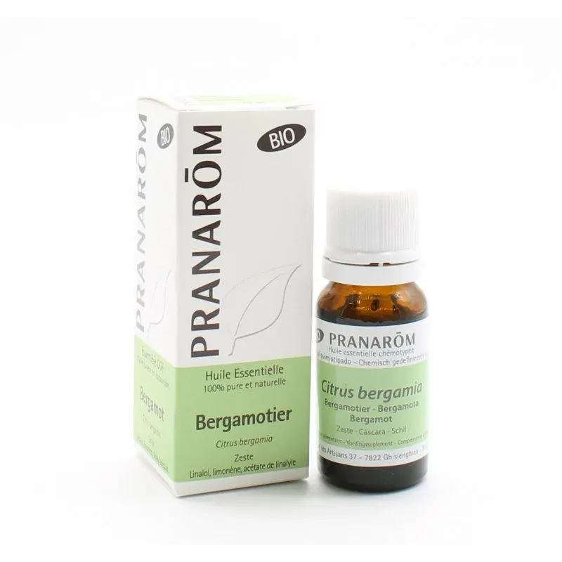 Pranarom Huile Essentielle Bio de Bergamotier 10ml