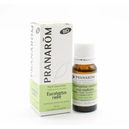 Pranarôm Huile Essentielle Eucalyptus Radié Bio 10ml - Univers Pharmacie