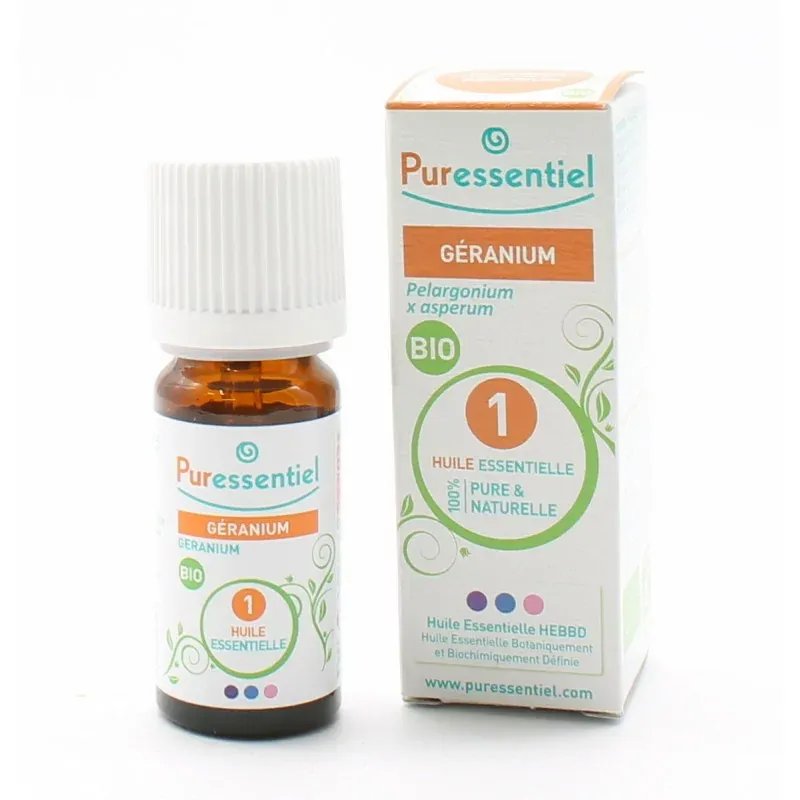 Puressentiel Huile Essentielle Géranium Bio 5ml - Univers Pharmacie