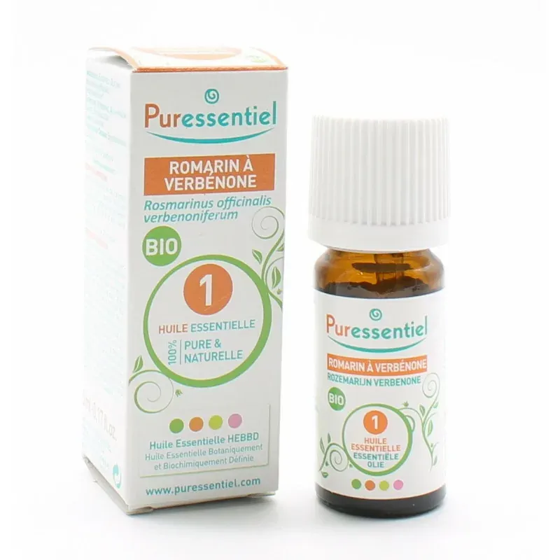 Puressentiel Huile Essentielle Romarin à Verbénone Bio 5ml