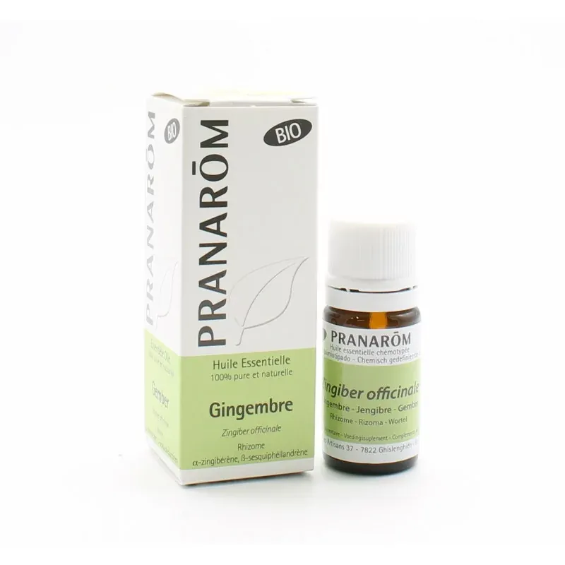 Pranarom Huile Essentielle Bio Gingembre 5ml