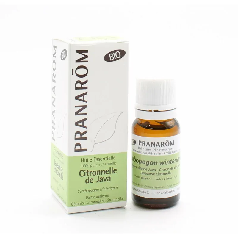 Pranarom Huile Essentielle Bio Citronnelle de Java 10ml