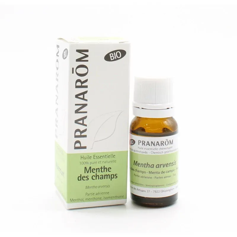 Pranarôm Bio Huile Essentielle Menthe des Champs 10ml