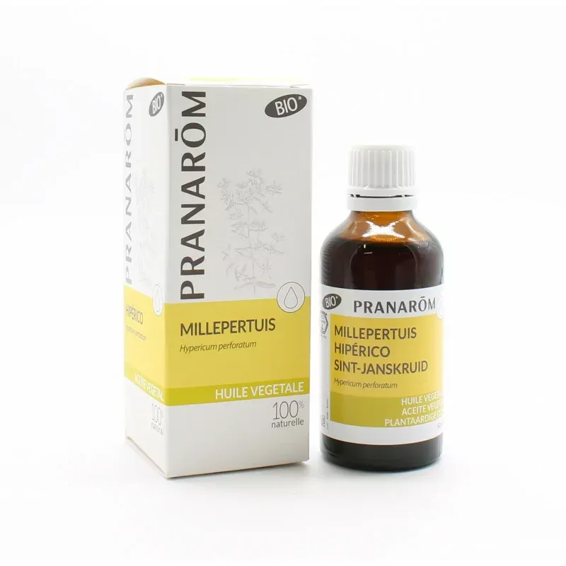 Pranarôm Bio Huile Végétale Millepertuis 50ml