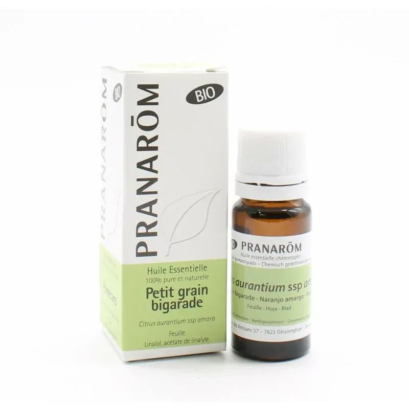 Pranarôm Bio Huile Essentielle Petit Grain Bigarade 10ml - Univers Pharmacie