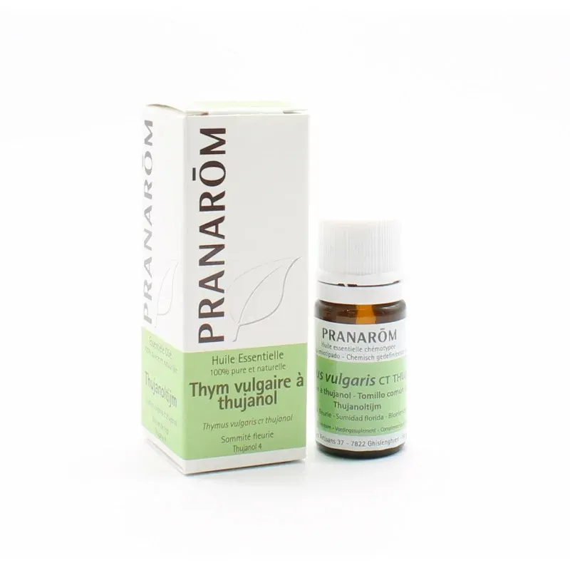 Pranarom Huile Essentielle Bio Thym Vulgaire à Thujanol 5ml Pranarom Huile Essentielle Bio Thym Vulgaire à Thujanol 5ml