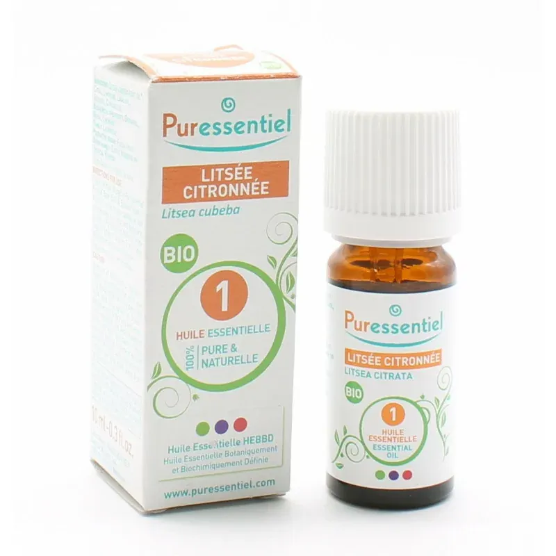 Puressentiel Huile Essentielle Bio Litsée Citronnée 10ml