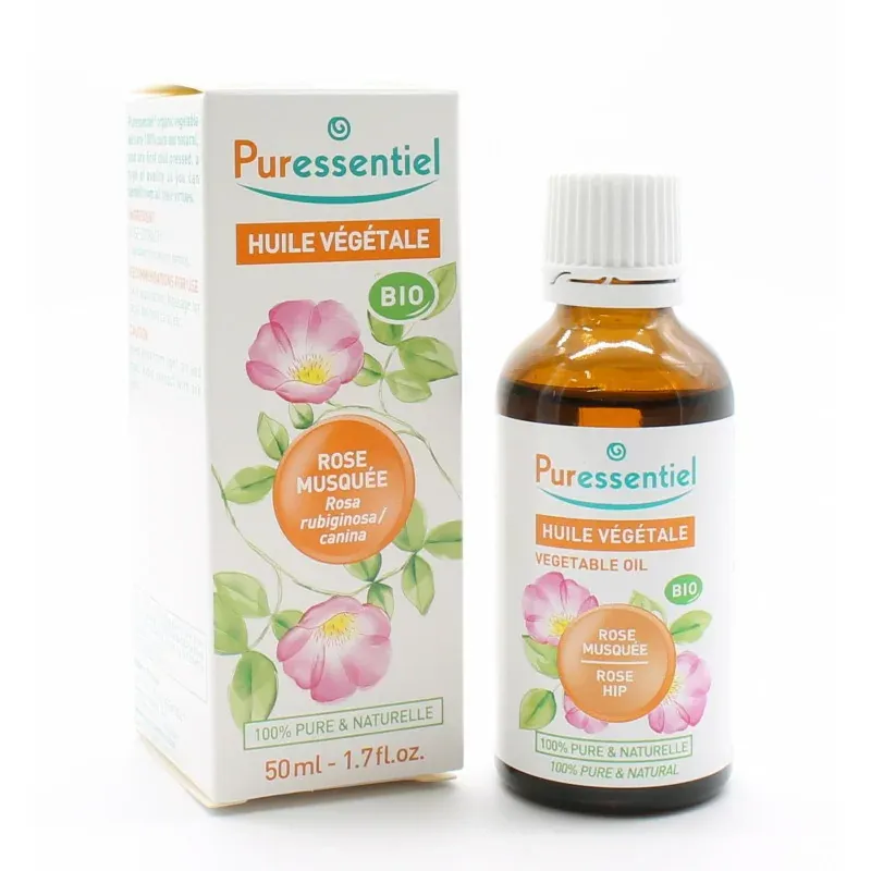 Puressentiel Huile Végétale Bio Rose Musquée 50ml