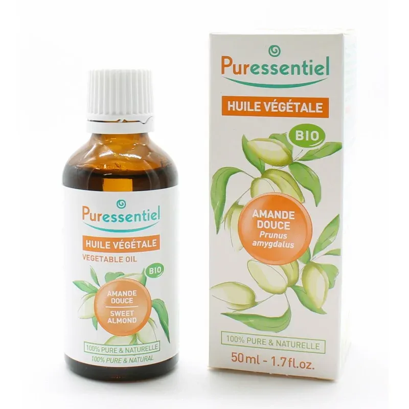 Puressentiel Huile Végétale Bio Amande Douce 50ml