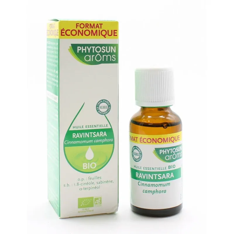 Phytosun Arôms Huile Essentielle Ravintsara Bio 30ml - Univers Pharmacie