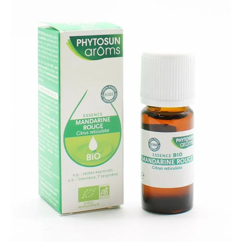 Phytosun Arôms Essence Mandarine Rouge Bio 10ml