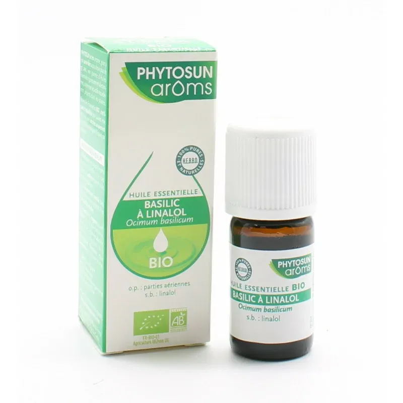 Phytosun Arôms Huile Essentielle Basilic à Linalol Bio 5ml