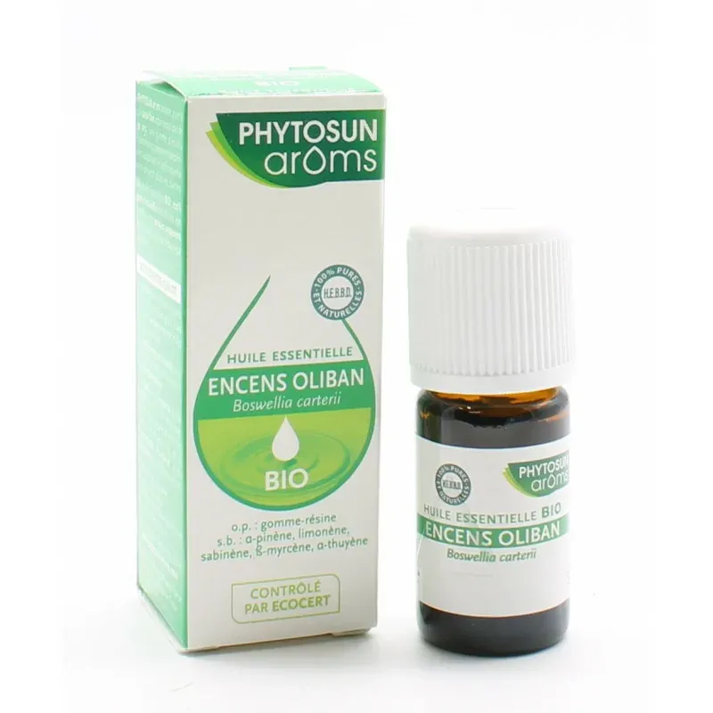 Phytosun Arôms Huile Essentielle Encens Oliban Bio 5ml - Univers Pharmacie