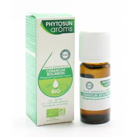 Phytosun Arôms Huile Essentielle Géranium Bourbon Bio 10ml - Univers Pharmacie