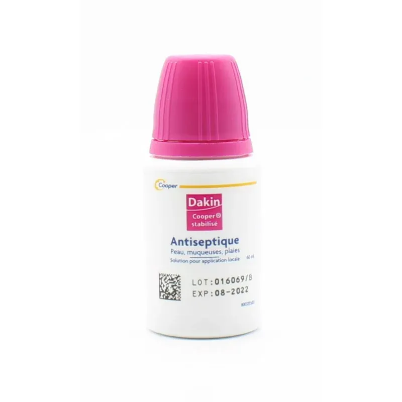 Dakin Cooper Stabilisé Antiseptique 60ml