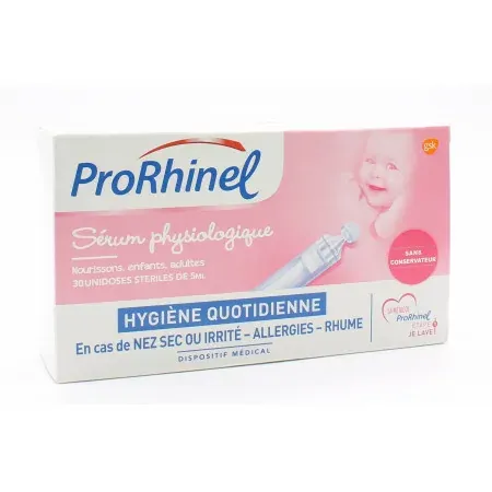 ProRhinel Sérum Physiologique 30 unidoses