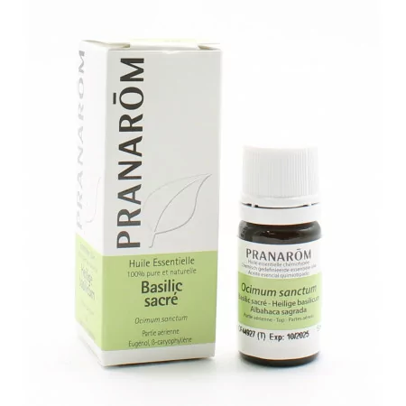 Pranarôm Huile Essentielle Basilic Sacré 5ml