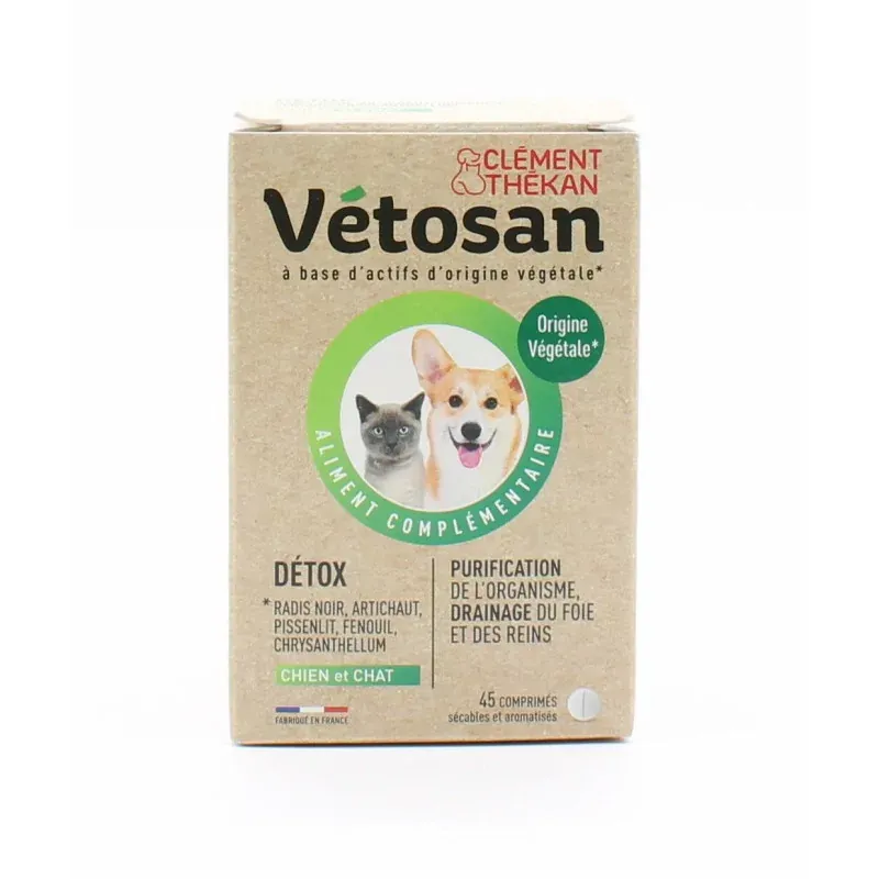 Vétosan Détox 45 Comprimés