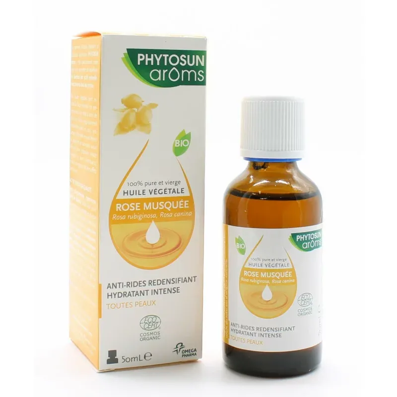 Phytosun Arôms Huile Végétale Bio Rose Musquée 50ml