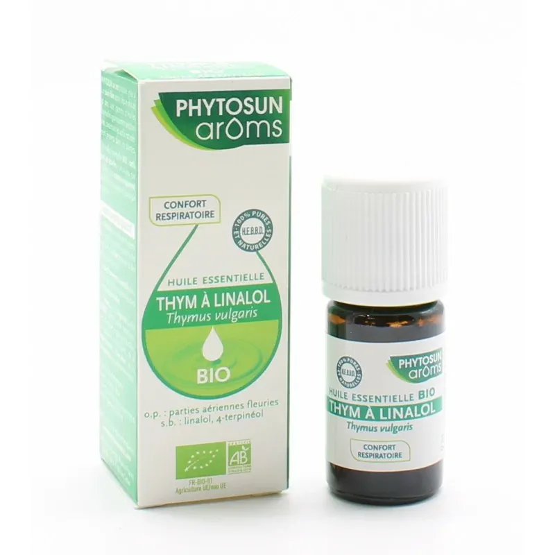 Phytosun Arôms Huile Essentielle Thym à Linalol Bio 5ml - Univers Pharmacie
