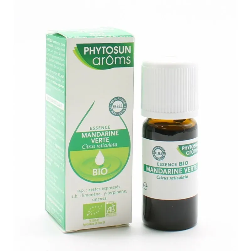 Phytosun Aroms Huile Essentielle Bio Mandarine Verte 10ml