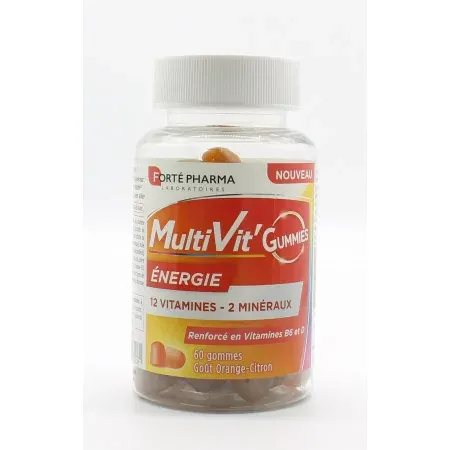 Forté Pharma MultiVit Gummies Energie 60 gommes