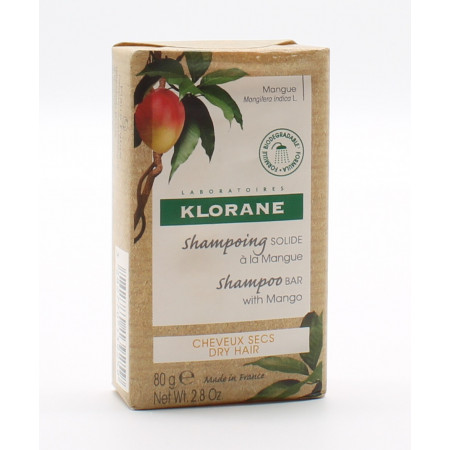 Klorane Shampooing Solide à la Mangue 80g