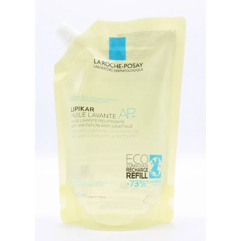 La Roche-Posay Huile Lavante Relipidante Lipikar AP+ Recharge 400ml