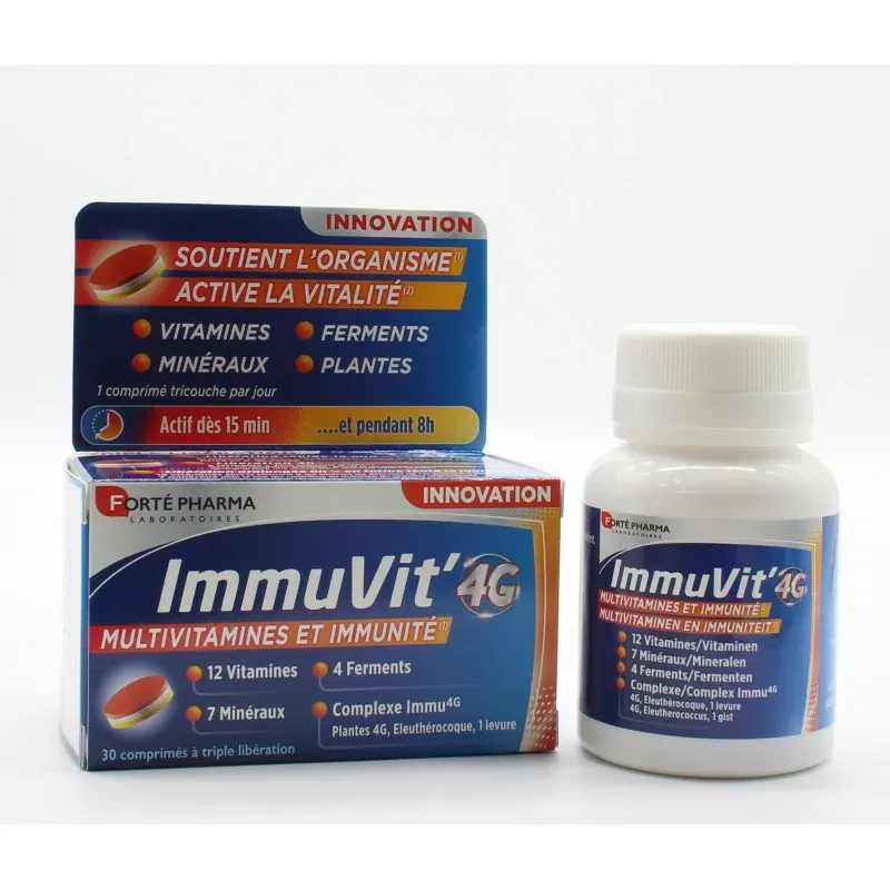 Forté Pharma ImmuVit 4G 30 comprimés - Univers Pharmacie