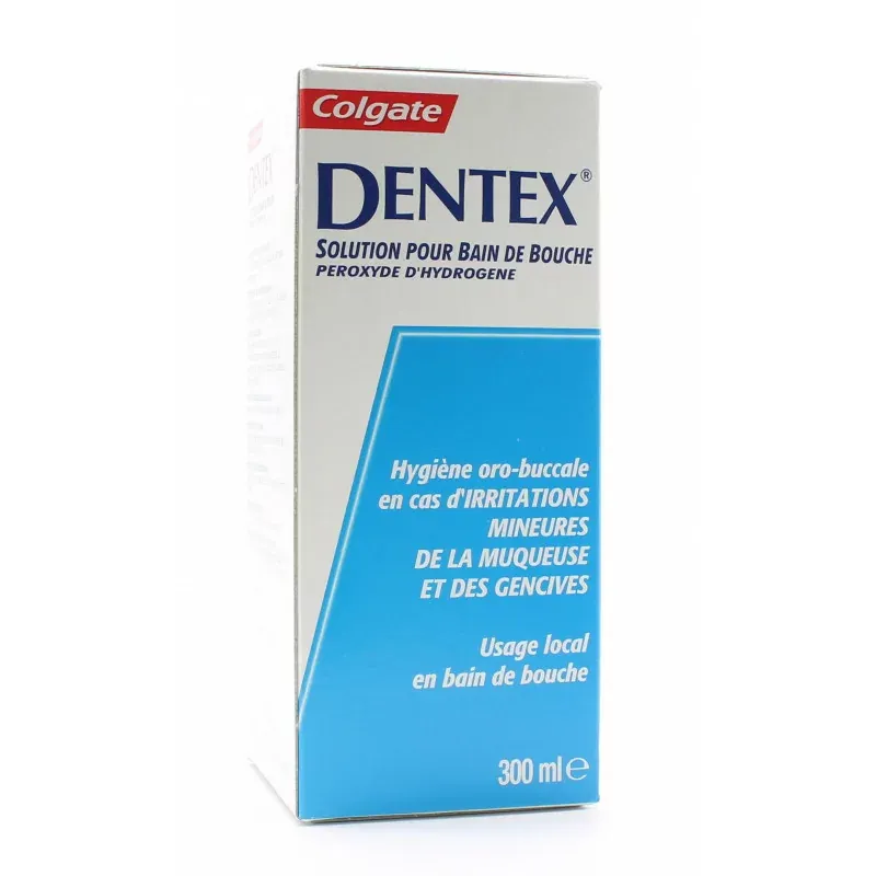 Dentex Solution pour Bain de Bouche Peroxyde d'Hydrogène 300ml