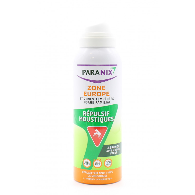 Paranix Zone Europe Répulsif Moustiques 125ml Paranix Zone Europe Répulsif Moustiques 125ml