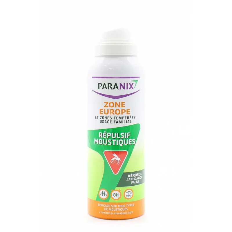 Paranix Zone Europe Répulsif Moustiques 125ml