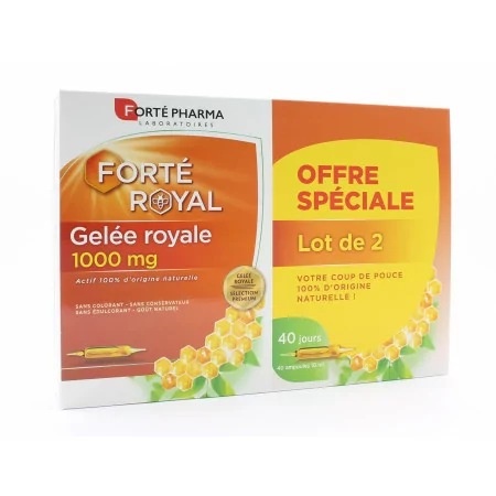Forté Pharma Forté Royal Gelée Royale 1000mg 2X20 ampoules