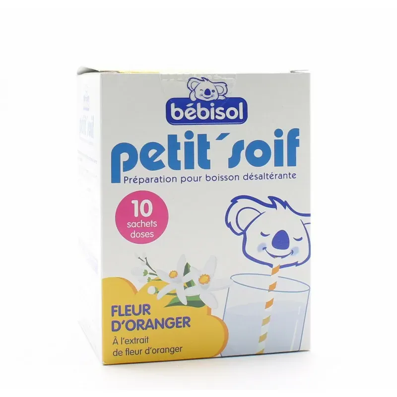 Bébisol Petit'soif Fleur d'Oranger 10 sachets doses