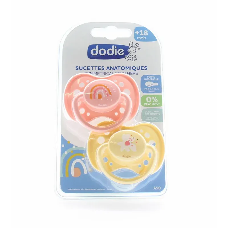 Dodie Sucette Anatomique +18m X2