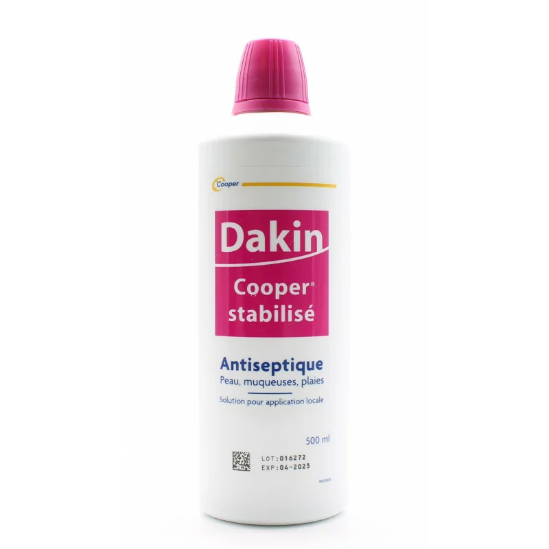 Dakin Stabilisé Solution Antiseptique 500ml