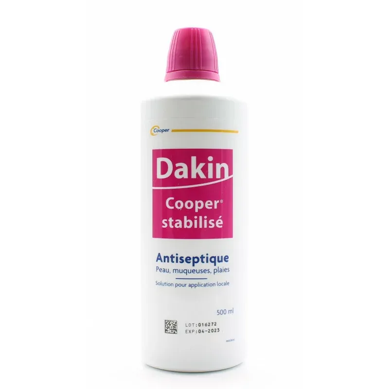 Dakin Cooper Stabilisé Antiseptique 500ml