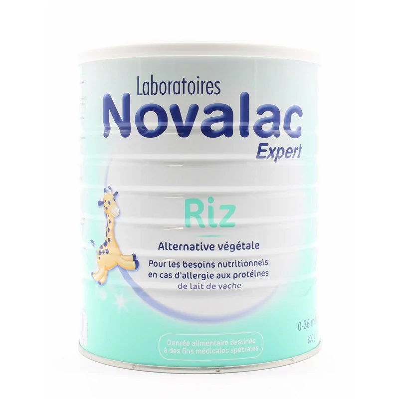 novalac riz 0-36 mois 800g est un lait infantile de haute qualité - Novalac
