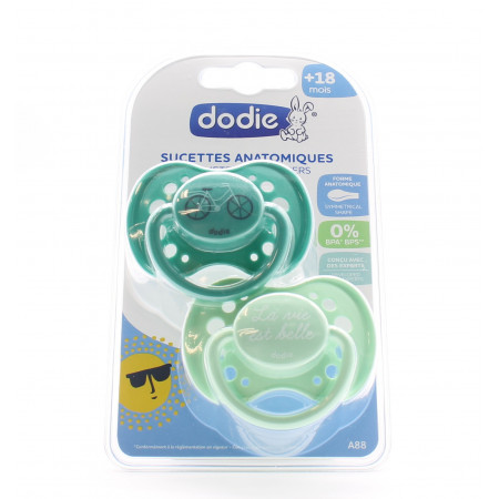 Dodie Sucette Anatomique +18m X2