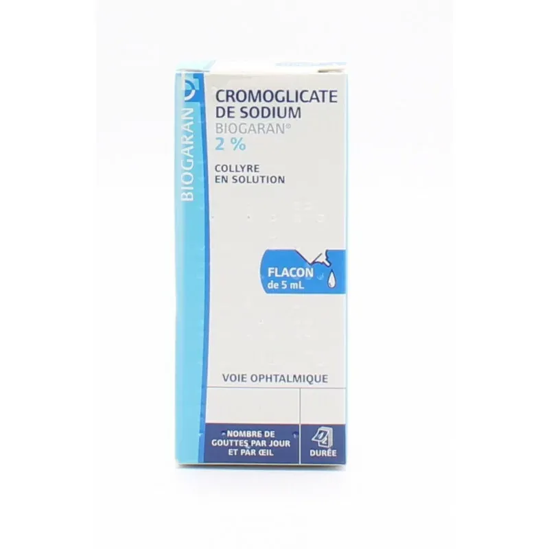 Cromoglicate de Sodium Biogaran 2% 5ml