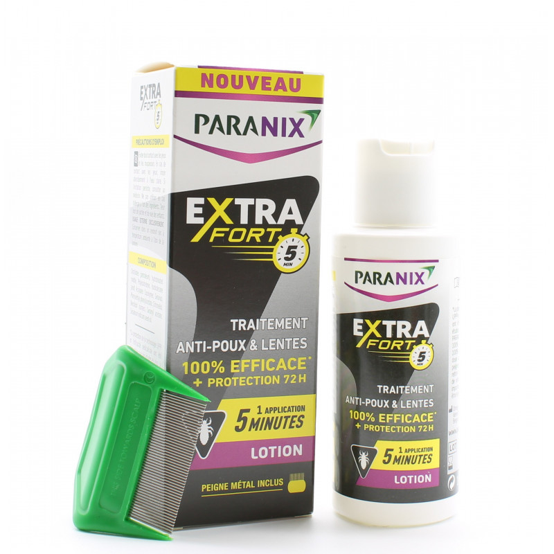 Paranix Extra Fort 5min Lotion Traitement Anti-Poux & Lentes 100ml