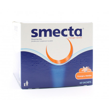 Smecta Orange Vanille 60 sachets - Univers Pharmacie