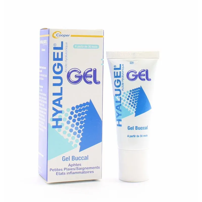 Hyalugel Gel Buccal à l'Acide Hyaluronique Goût Menthe 20ml