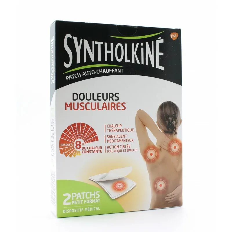 Syntholkiné Patch Auto-chauffant Petit Format X2