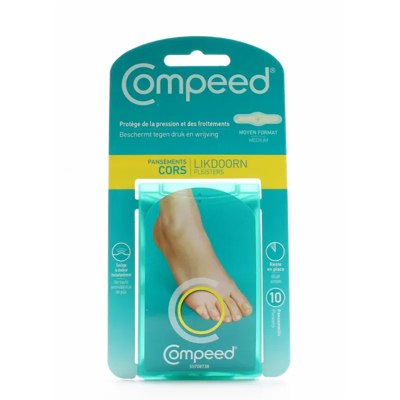 Compeed Pansement Cors Moyen Format X10