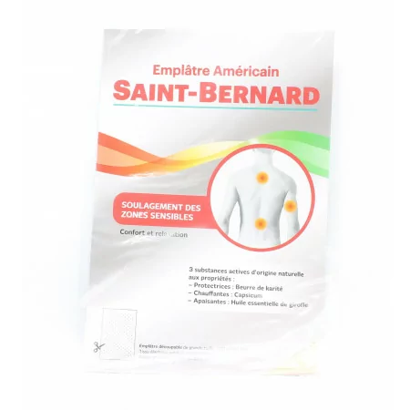 Saint-Bernard Emplâtre Américain X1 - Univers Pharmacie